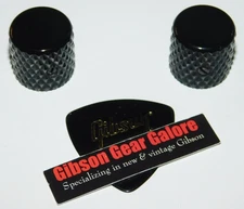 Fender Duff McKagan P Bass Knobs Set Black Precision Guitar Parts Project Deluxe