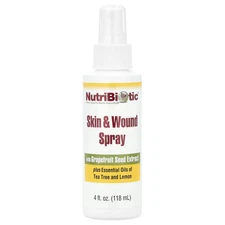 Skin & Wound Spray with Grapefruit Seed Extract, 4 fl oz (118 ml)