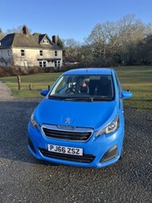 2016 BLUE PEUGOT 108 36000 MILES. FRESH MOT 0 ADVISORIES. 3 NEW WHEELS CHEAP TAX