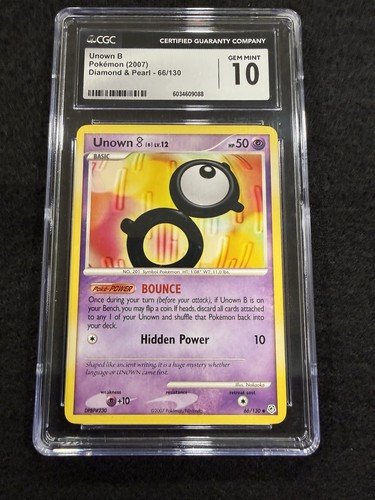 Unown [B] graded CGC 10 for sale on eBay