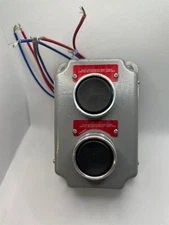 Hubbell Killark FXCS-0B7 FXCS Momentary Contact Double Push Button OPEN / CLOSE