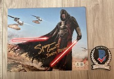 Spencer Garrett Signed Star Wars 8x10 Photo Darth Revan Beckett QR Code COA 10