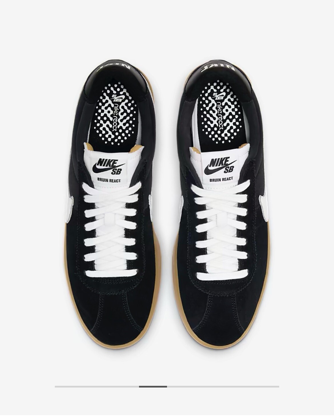 nike sb bruin react t black