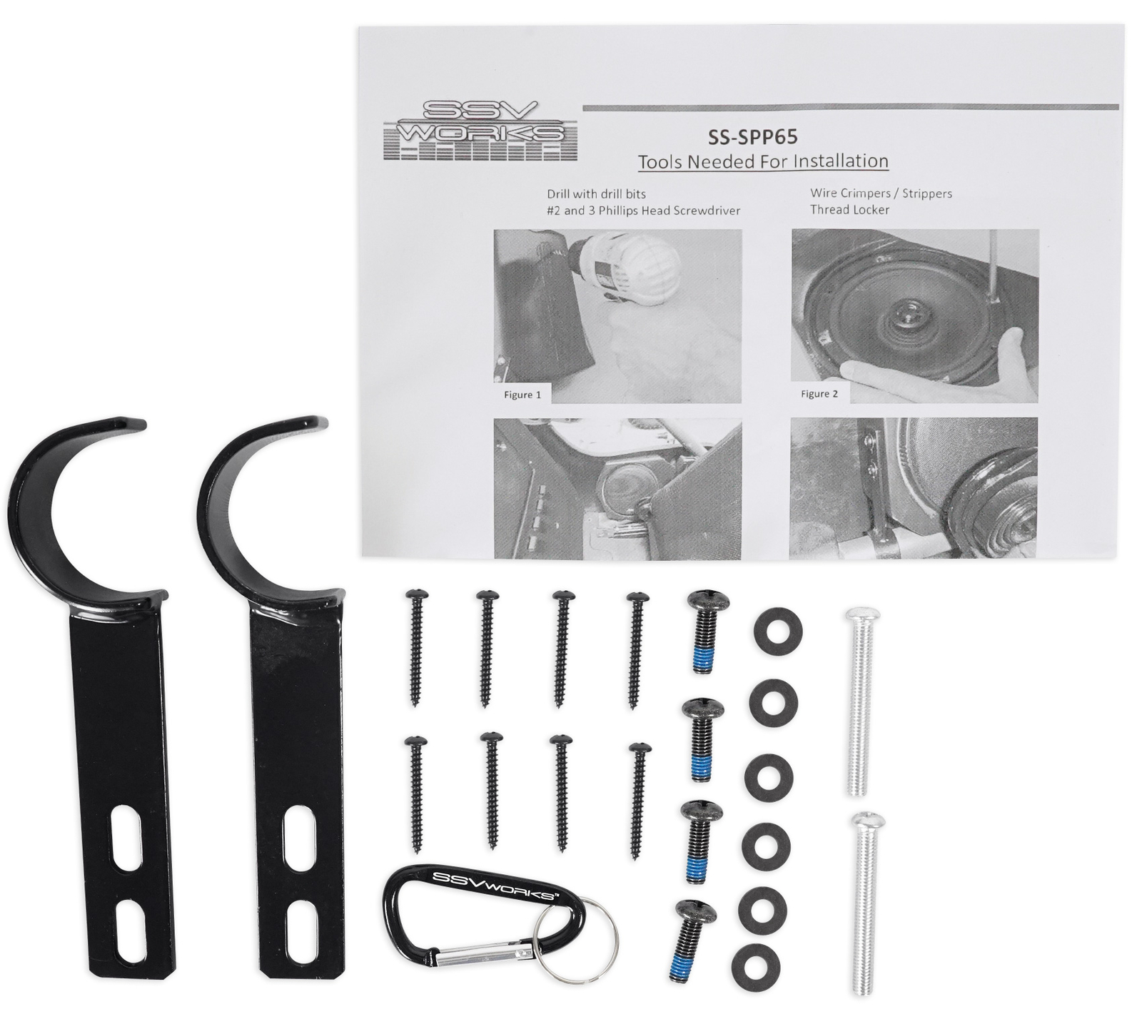 Корпуса боковых панелей динамиков SSV Works 65 для Polaris Slingshot