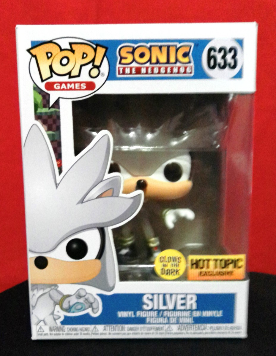 FUNKO POP! SONIC SILVER - GLOW IN THE DARK *EXCLUSIVE* | eBay