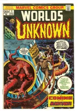 WORLDS UNKNOWN #1 6.0 // JOHN ROMITA COVER MARVEL COMICS 1973