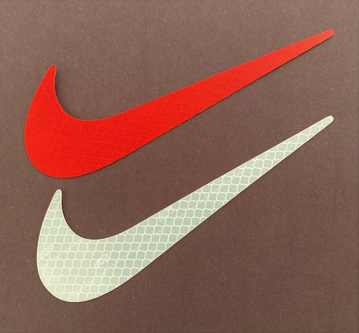 Nike Swoosh Logo 3M Reflective Stickers Decals Reflector Pack