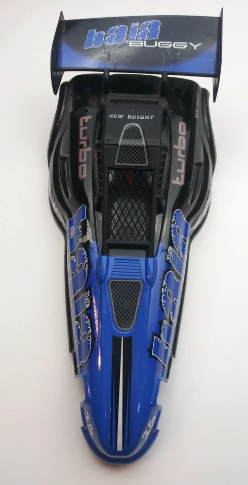 "Baja Buggy Turbo azul y negro nueva carrocería brillante escala 14"" 1:14" Foto 3 de 4