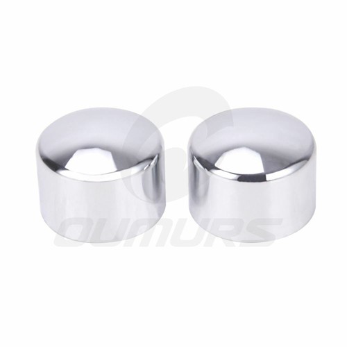Cubierta de tuerca cromada con eje delantero apta para Harley Softail Dyna Touring Streel Glide - Imagen 5 de 12