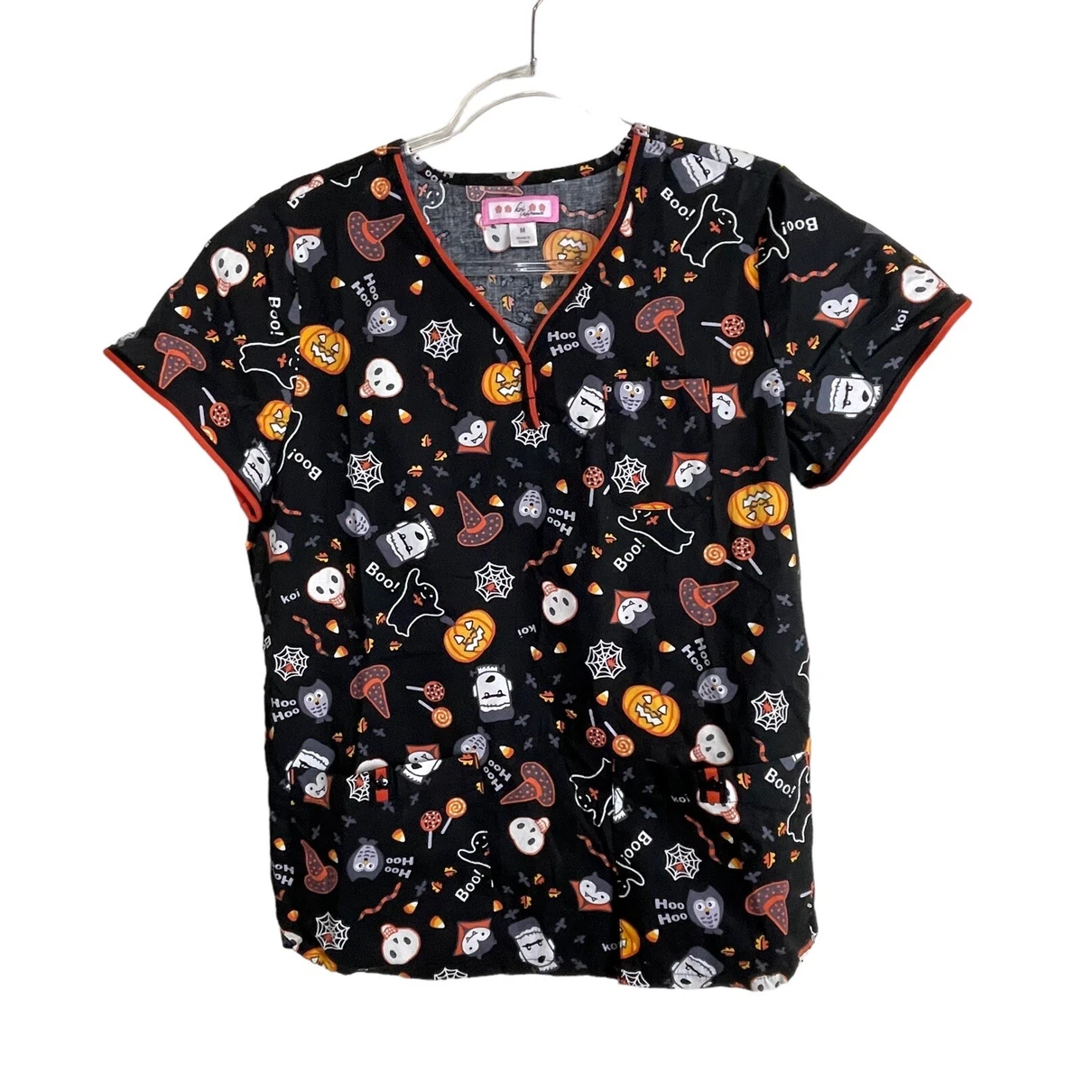 Koi halloween scrub best sale top