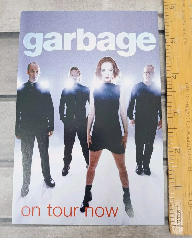 GARBAGE Tour Postcard 1998 Promo Alternative Rock Music Memorabilia Version 2.0 - Image 2 of 3