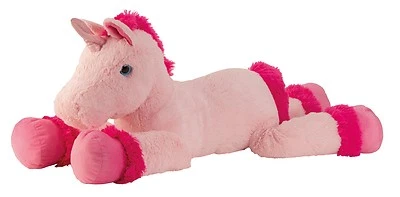 Kuscheliges riesiges Plüsch Einhorn XXL 110 cm Lang in rosa/pink zum liebhaben