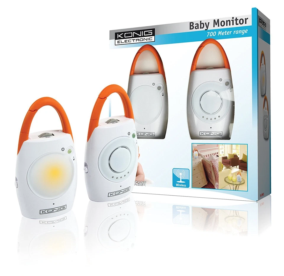 König HC-BM05 Babyphone mit Lautstärkeregler und beruhigendes Nachtlicht