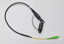 Optical Hardened Male Connector to SC/APC Test Jumper Singlemode 2 feet