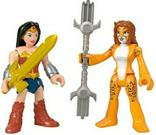Fisher-Price Imaginext DC Super Friends Wonder Woman and Cheetah Actionfigur - Bild 1 von 3