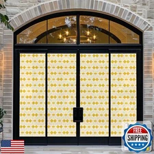 Window Privacy Film Static Cling Sticker Frosted Window Film Glass Decals wit