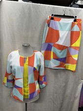 JOHN MEYER SKIRT SUIT/RETAIL 189/SIZE 14W/NEW W TAG/LINED/TANK NOT INCLUDED