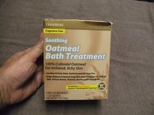 GoodSense Soothing Oatmeal Bath Treatment  8 Single Use Bath Treatments in box