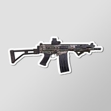 Fal Battle Rifle Para Brushstroke Camo Laptop Sticker Vinyl 4 Wide