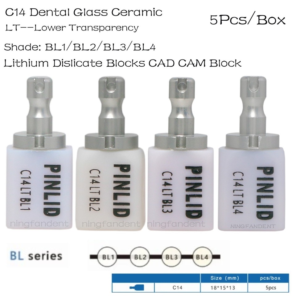 US C14 HT/LT E.max CAD CEREC/InLab Lithium Disilicate Blocks Glass ...
