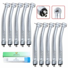10 NSK Style Dental Large big head high speed press button handpiece 4 hole YDA4