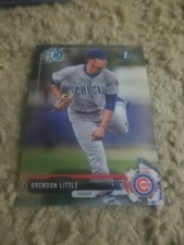 BRENDON LITTLE 2017 BOWMAN DRAFT CARD #BDC-188 CUBS (FIRST PROSPECT CHROME)