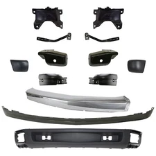 Bumper Face Bars Front for Chevy Chevrolet Silverado 1500 Truck 2007-2008