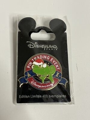 Disney Pin DLPR DLP Autograpghed Pin Trading Event Rapunzel Pascal LE 400