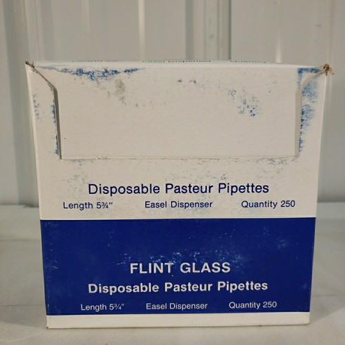 Flint Glass Disposable Pasteur Pipettes Easel Dispenser 5.75" ~250/box - 第 4/9 張圖片