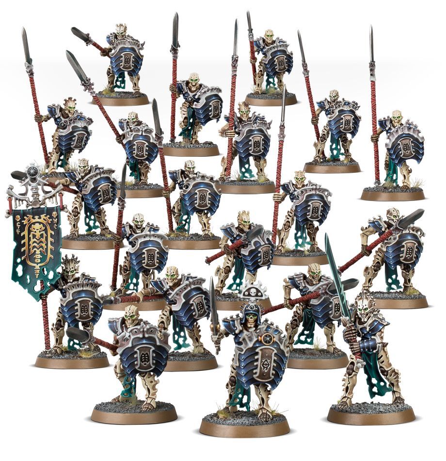 Games Workshop Age of Sigmar Ossiarch Bonereapers Mortek Guard 20