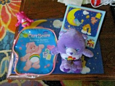 2002 Care Bears RAINBOW RUMMY,100pc. 2003 PUZZLE BOX,2004 9" Plush  2003 FIGURE
