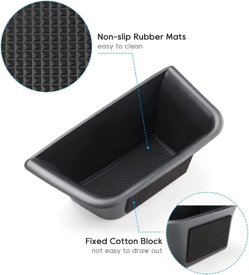 MARCHFA Para Porsche Macan 2015-2022 2023 Accesorios Puerta Bandeja Almacenamiento Bolsillo Foto 4 de 4