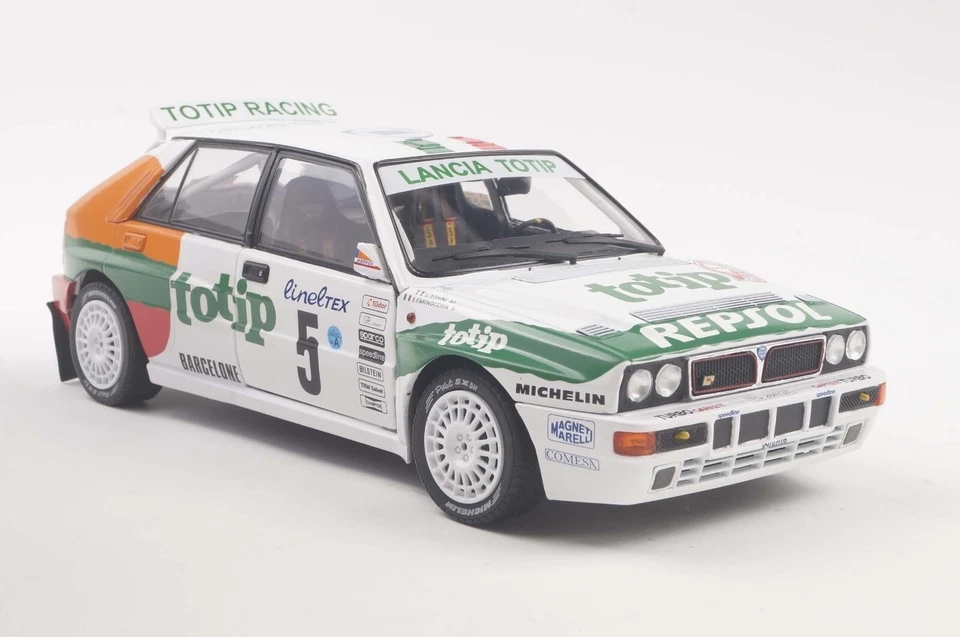 Lancia Delta HF Integrale Rallye Montecarlo #5 Totip 1993 Solido 1:18 Nuovo 1/18 - Immagine 4 di 4