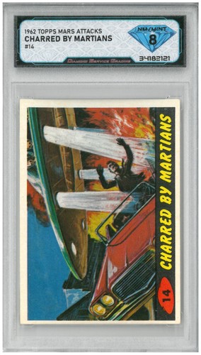1962 Topps Mars Attacks #14 Charred by Martians — Raw