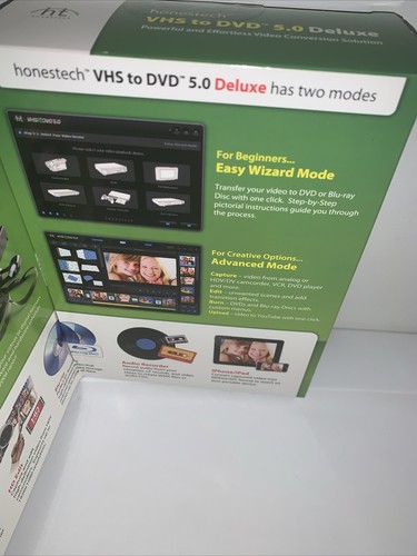 Honestech VHS to DVD 5.0 Deluxe Powerful & Effortless Video Conversion Solution - Picture 3 of 5