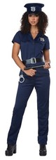 Police Officer Jailer Sheriff Deputy Cop Adult Women Costume