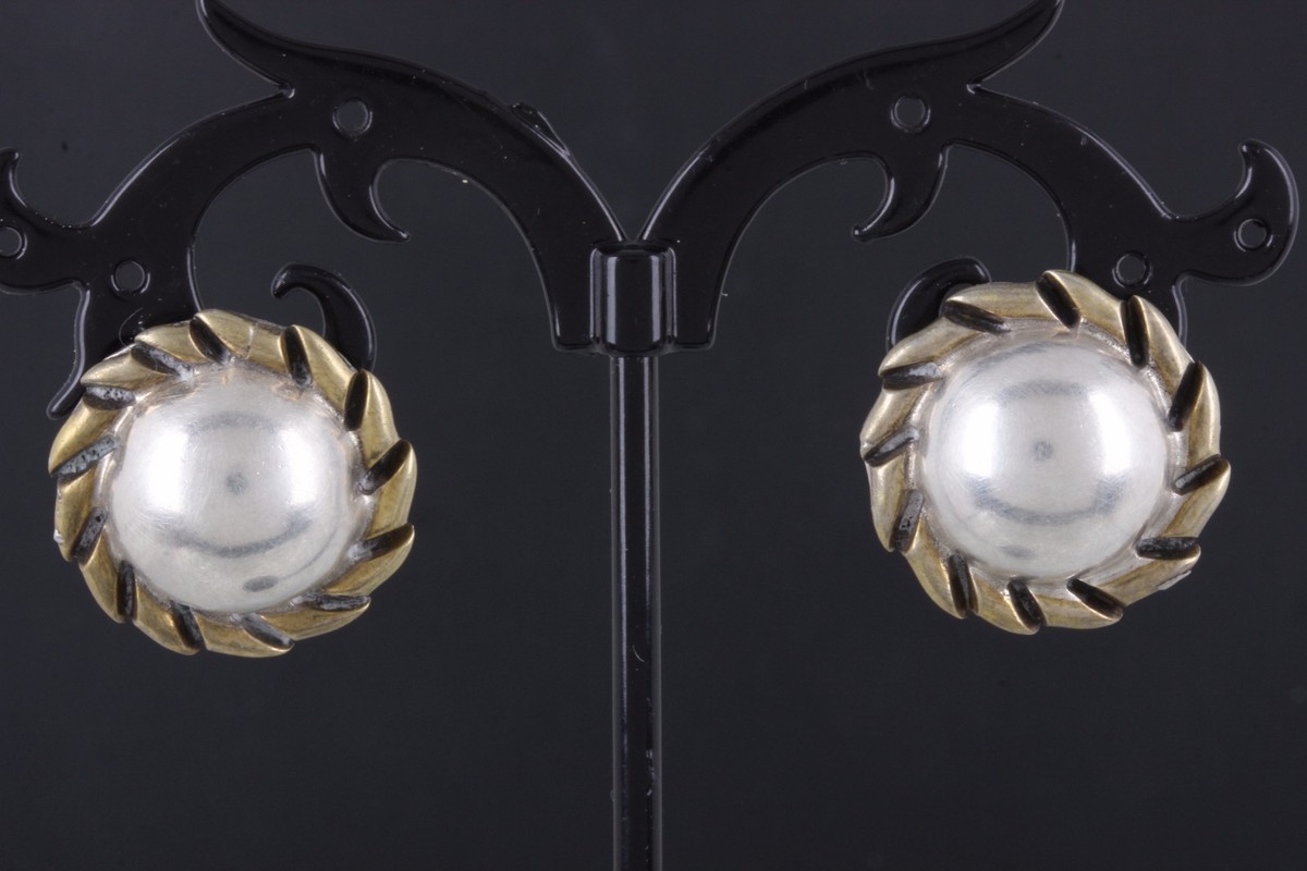 Chapado en Laton シルバ　Ms2 TC-139 STERLING SILVER LATON MEXICO DOME & BRASS BORDER