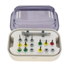 Implant Fixture & Fractured Screw Removal Kit SOS Instrument Extractor Dental