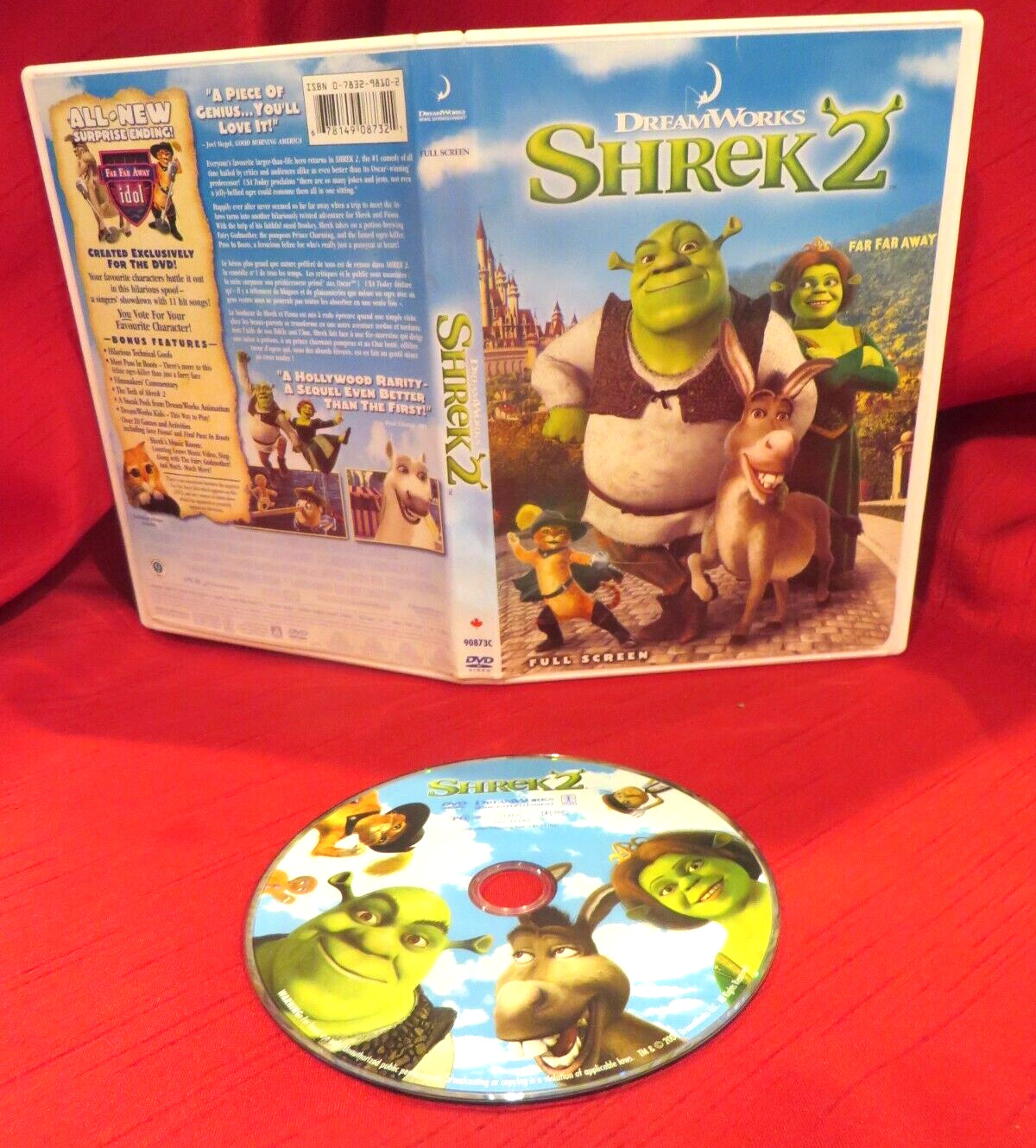 Shrek 2 (DVD, 2004, Full Frame, Version française incluse) Julie Andrews