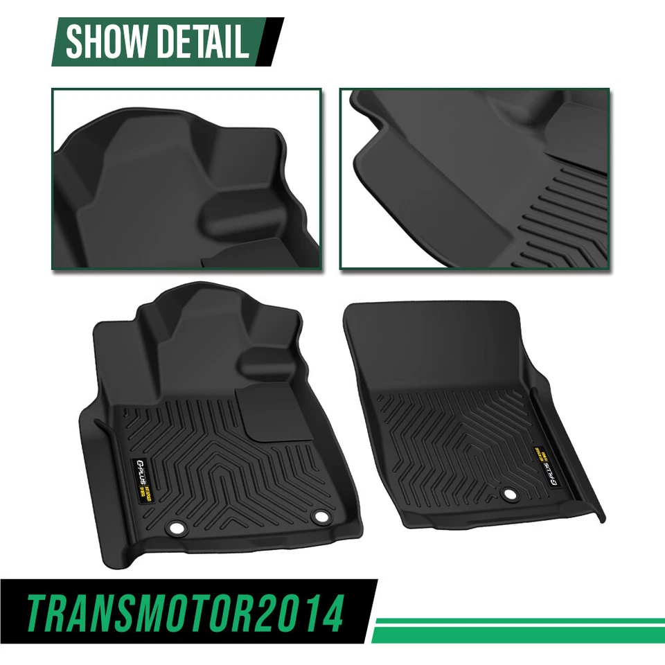 New TPE Floor Mats Liners Fit For 2007-2011 Toyota Tundra Double Cab / CrewMax - Изображение 3 из 4