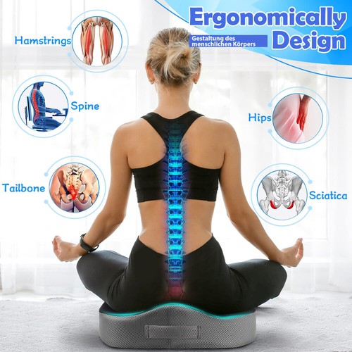 Sitzkissen Orthopädisch Memory-Schaum Sitzkissen Ergonomisches Steißbeinkissen. - Bild 4 von 20