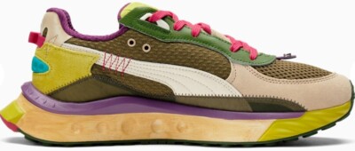 PUMA Wild Rider Last Hunter Sneakers Charcoal Gray-Pale Khaki-Citronelle 9.5 12‎ Puma Wild Rider Last Hunter Sneakers Charcoal Gray/Pale  main image 4