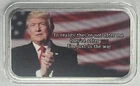 Trump Liberty Colorized 1 oz .999 Silver Art Bar w/ COA Mintage Of Only 250!