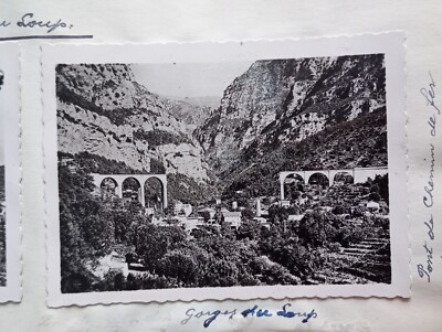 AZ742 Foto um 1953 - Nizza - Les gorges du loup