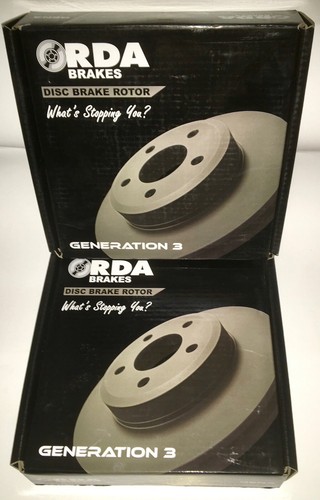 RDA Rear Brake Disc Rotors (pair) RDA8038-2 RDA8038 suits HOLDEN CRUZE ...