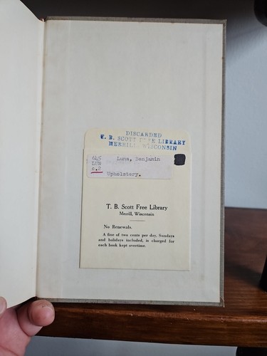 1969 Upholstery: Refinishing and Restyling - American Technical Library HC - Picture 10 of 10