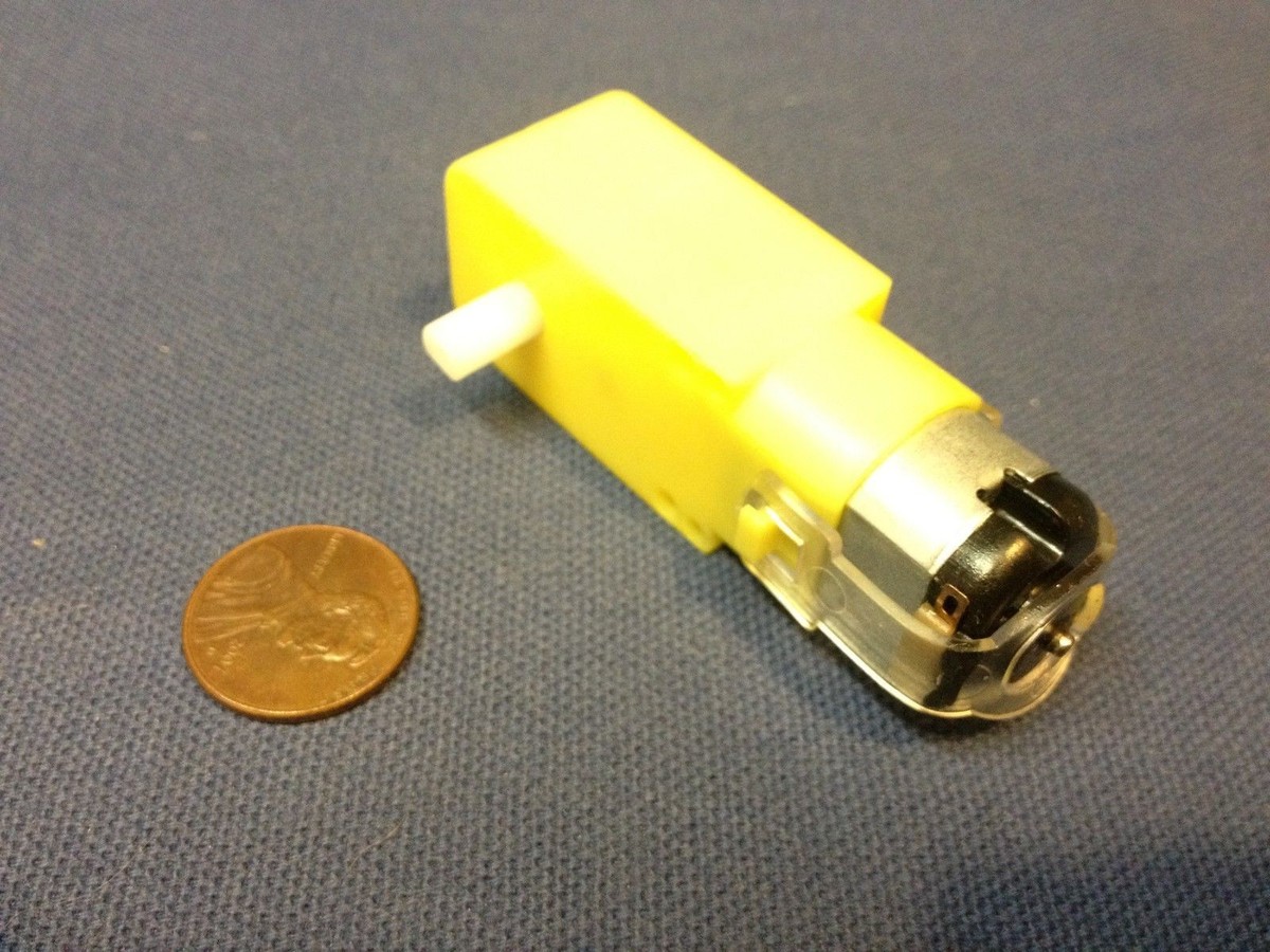 Motore DC 6V 100 RPM A Doppio Albero Con Riduttori – Per Giocattoli E Robot – Barnabas Robotics