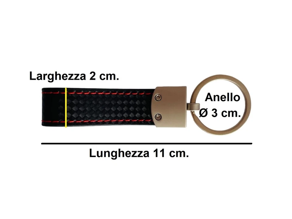 portachiavi ecopelle Logo AMG per Mercedes A B C E M CLA GLA stemma fregio badge - Immagine 3 di 4