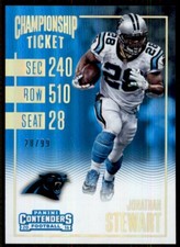 2016 Panini Contenders Championship Ticket Jonathan Stewart /99 Carolina