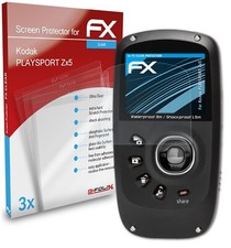 atFoliX 3x Protecteur d'écran pour Kodak PLAYSPORT Zx5 clair